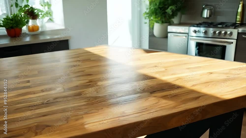 modern interior indoors, illuminated by the rays of the sun