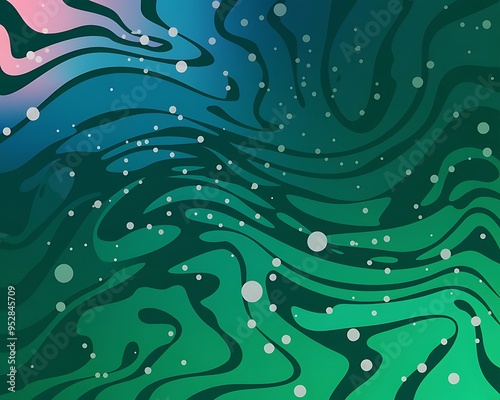 abstract background with waves