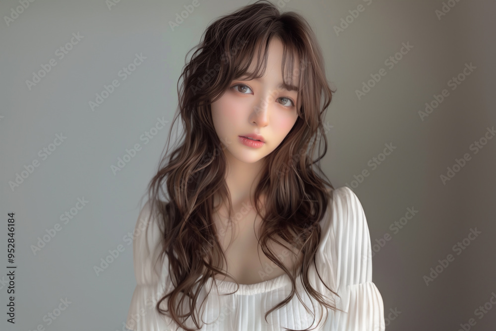 ナチュラルメイクとゆるふわヘアスタイル ナチュラルメイクとゆるふわヘアスタイル