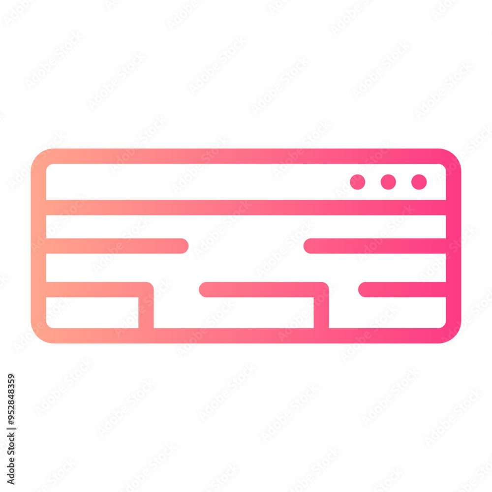 ac gradient icon ac gradient icon