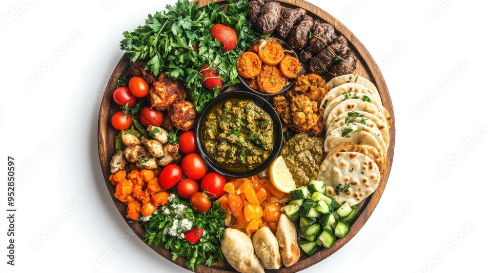 Mediterranean Style Food Platter Mediterranean Style Food Platter