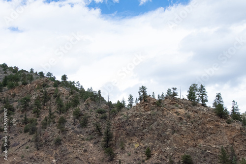 Mountainsides Colorado Rocky Mountains