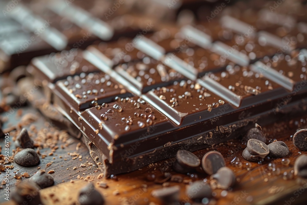 Chocolate bar. Generative AI Chocolate bar. Generative AI