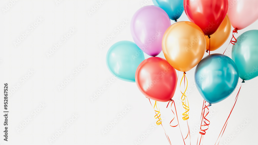 Fiesta con Pastel, Globos y Confeti Fiesta con Pastel, Globos y Confeti