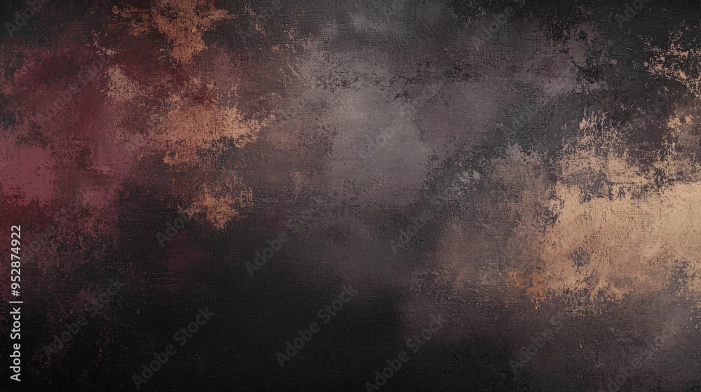 Dark brown and copper grunge background with distressed texture, perfect for adding a vintage or industrial vibe to designs