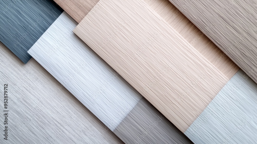 Different Color Boards Stylish wooden boards in different colors and textures create a ...