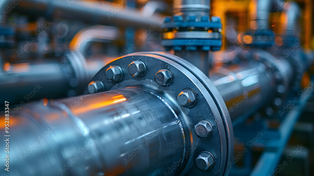 Fototapeta premium Renewable Energy Revolution in Environmentally Friendly Industry | Clean Technology and Sustainable Solutions for a Greener Future