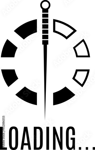 Acupuncture icon. Spa sign. Acupuncture needles symbol. flat style. ear acupuncture. facial slimming wellness knee acupuncture. Fit for wellness sign.