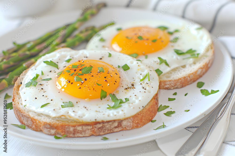 Fried Poached Eggs | Perfectly Cooked Egg Dish with Crispy Edges and Runny Yolks Fried Poached Eggs | Perfectly Cooked Egg Dish with Crispy Edges and Runny Yolks