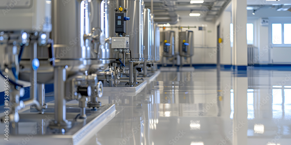 Stainless Steel Plumbing Room with Extensive Pipework | Industrial-Grade Pipes and Fittings in a Modern Plumbing System Stainless Steel Plumbing Room with Extensive Pipework | Industrial-Grade Pipes and Fittings in a Modern Plumbing System