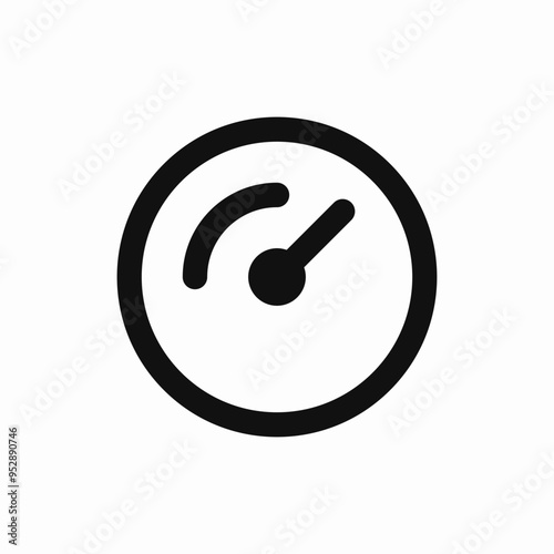 speedometer speed power icon sign