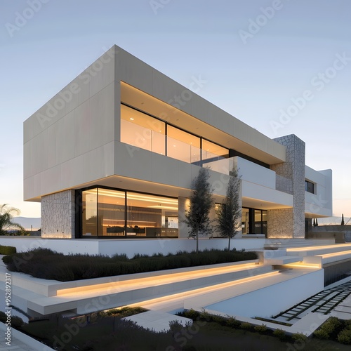 Modern house exterior design