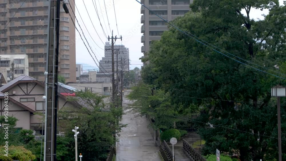 Photo inspiration: Picture Idea: An Urban Street In A Japanese City Lined With Low