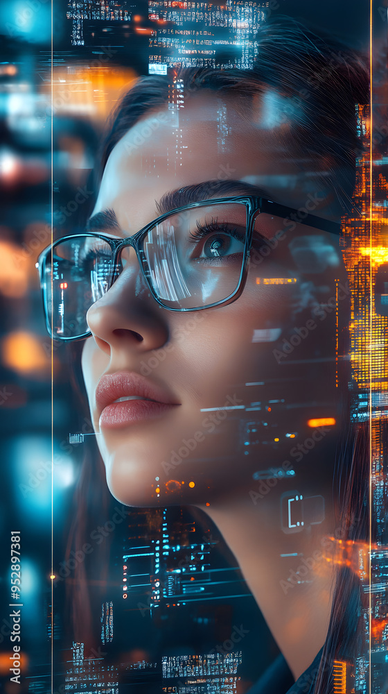 Illustration of AI Cybersecurity Threats Women IT Experts in Action Illustration of AI Cybersecurity Threats Women IT Experts in Action