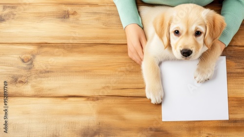 Person adjusting their budget to accommodate a new pet, lifestyle finance, expense planning