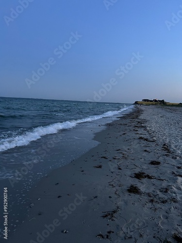 waves on the beach photo