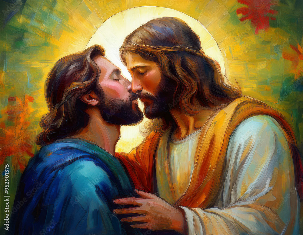 Kiss of Judas Depicting the Betrayal of Jesus in Religious Art Kiss of Judas Depicting the Betrayal of Jesus in Religious Art