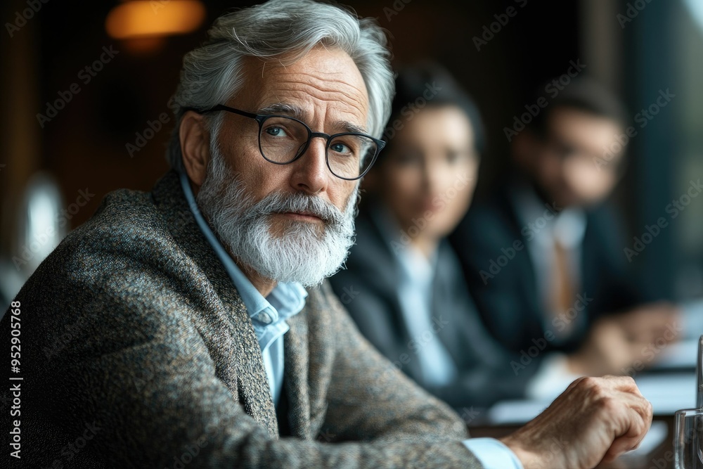 Portrait of a Confident Senior Businessman
