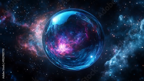 A Glowing Sphere in a Starry Universe