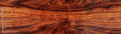 Fine santos mahogany with warm, rich tones, suitable for luxury flooring, luxury wood texture, classic warmth photo