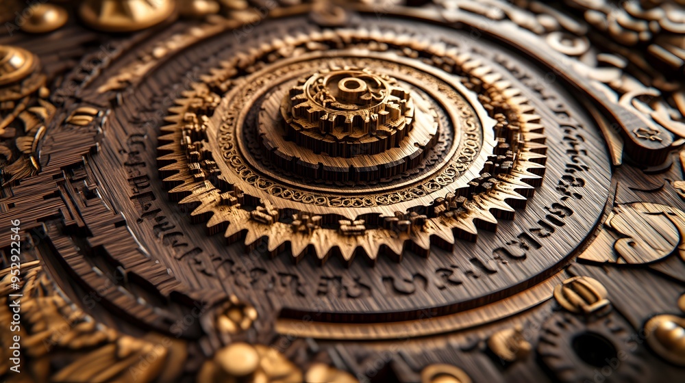 Close up of Intricate Laser Cut Wooden Puzzle Pieces with Modern Craftsmanship Close up of Intricate Laser Cut Wooden Puzzle Pieces with Modern Craftsmanship