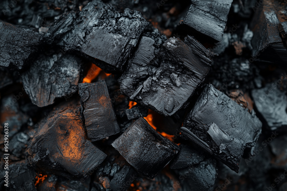 Stark Beauty: Heavy Blotches of Coal Soot on Tin Stark Beauty: Heavy Blotches of Coal Soot on Tin