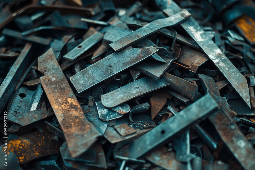 Discover Hidden Treasures: Stash of Metal Scraps in a Junkyard Discover Hidden Treasures: Stash of Metal Scraps in a Junkyard