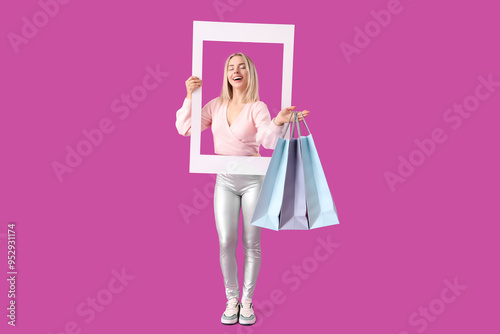 Young beautiful happy woman...