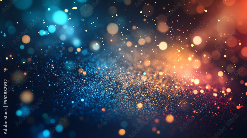 Fototapeta premium 玉ボケが美しいキラキラ背景