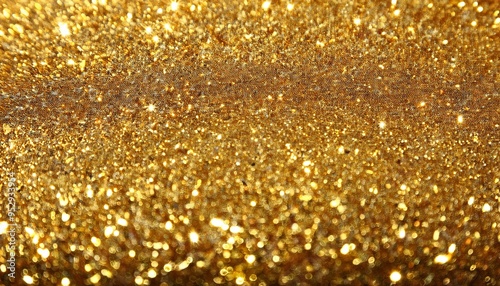 closed up of metallic gold glitter textured background