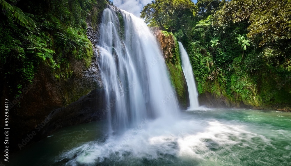 waterfall in dominica caribbean trafalgar falls waterfall in dominica caribbean trafalgar falls