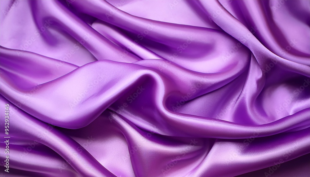 Obraz premium dreamy purple silk waves