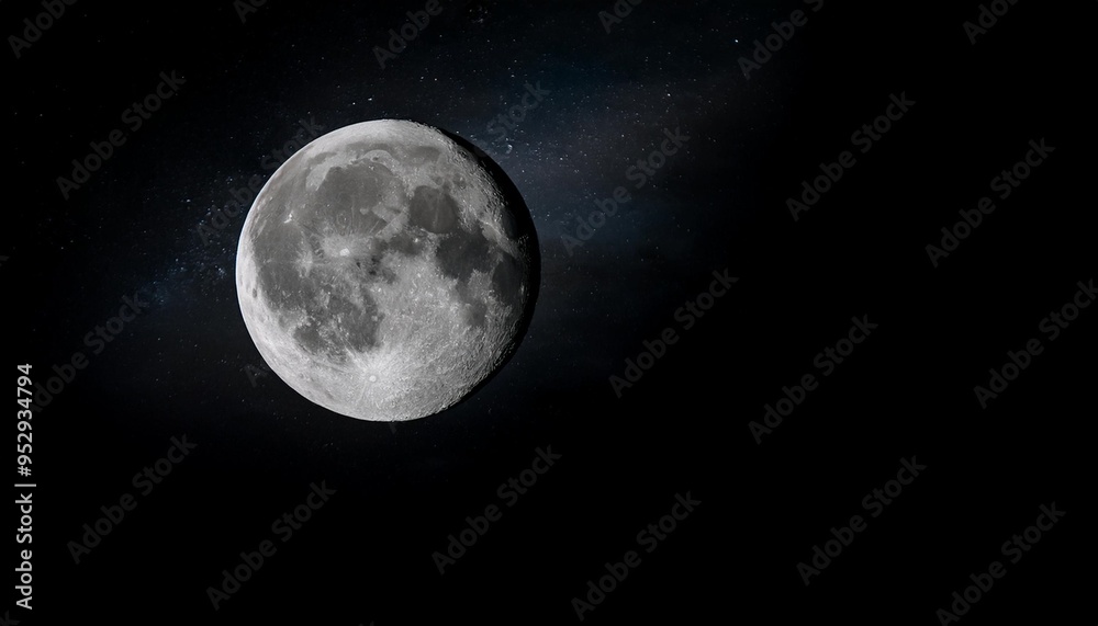 Obraz premium moon hd 8k wallpaper stock photographic image