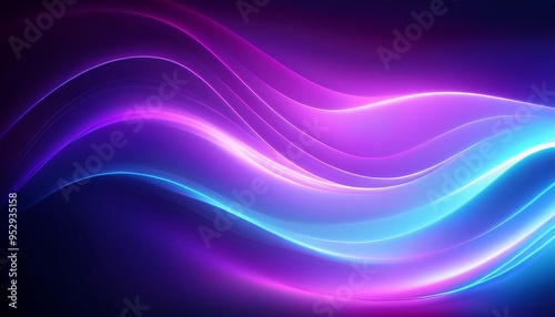abstract gradient background ultraviolet glow on a dark abstract background gradient background generative ai