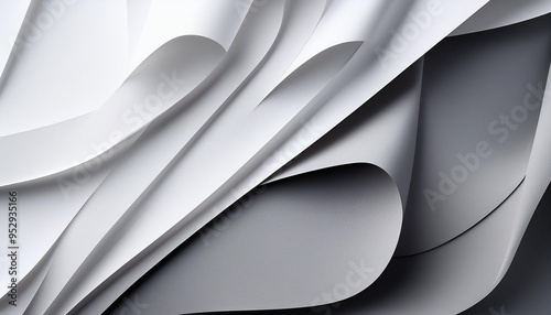 gray and white layer paper texture background
