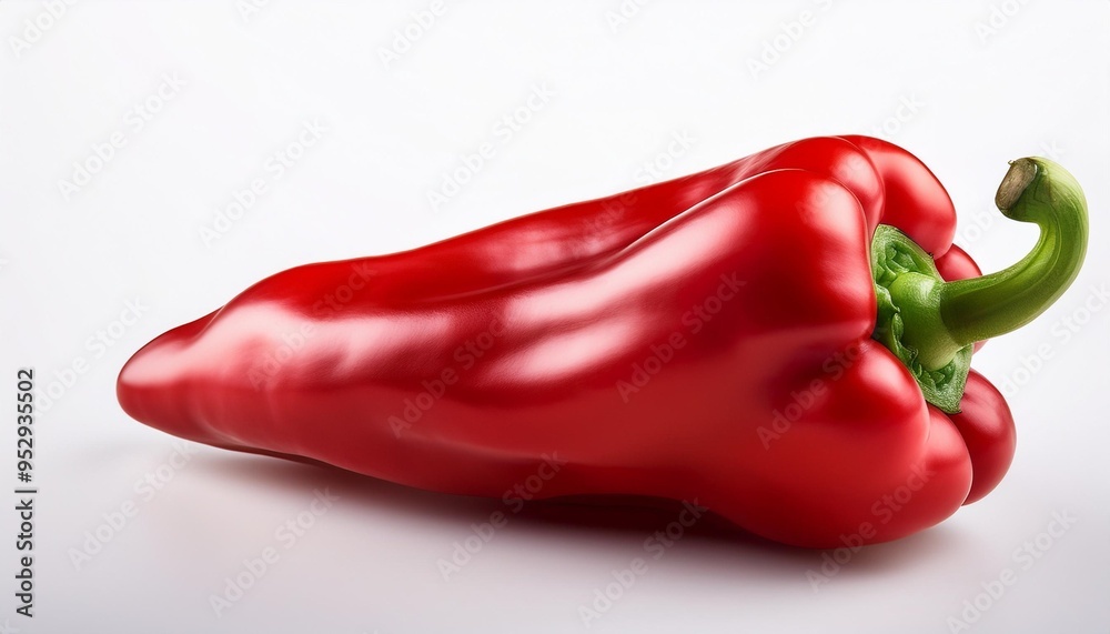 sweet red pepper isolated sweet red pepper isolated