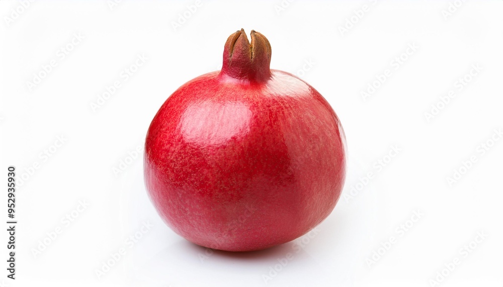 ripe juicy sweet pomegranate isolated on white background ripe juicy sweet pomegranate isolated on white background