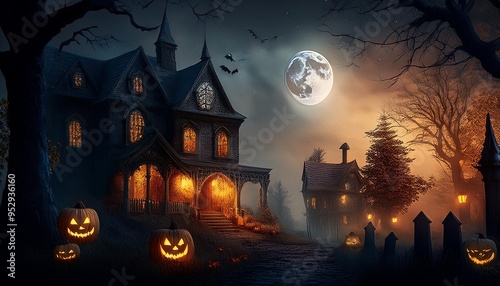 scary halloween night wallpaper ultrawide 21 9
