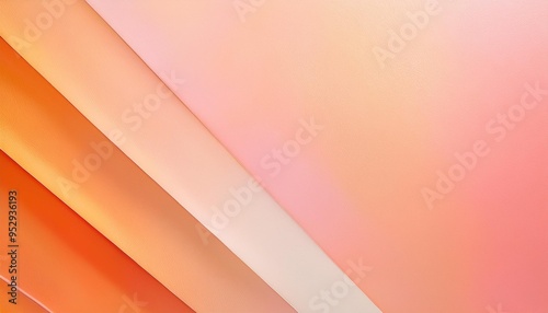 pastel orange pink abstract vintage background or paper illustration diagonal gradient of white