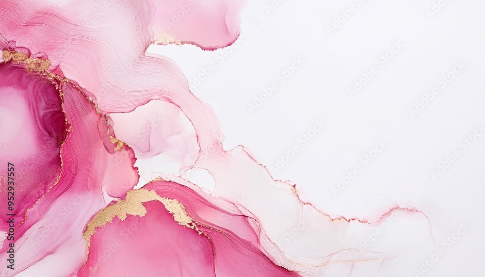 alcohol ink pink and white background with ample copy space for creative designs alcohol ink pink and white background with ample copy space for creative designs