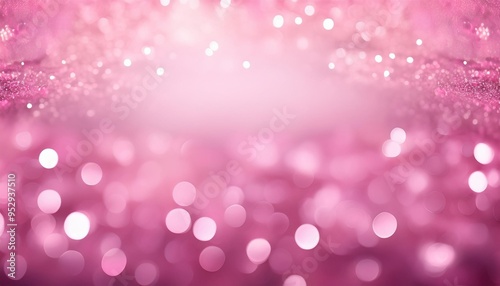 rose color shiny empty background glowing pink delicate blur backdrop ai graphic