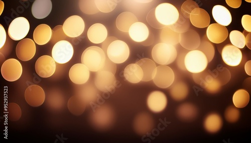 dramatic cinematic backdrop with oversized bokeh light effect for advertising or banner design