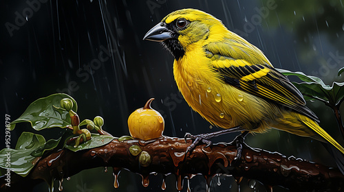 Orange-bellied Euphonia bird photo