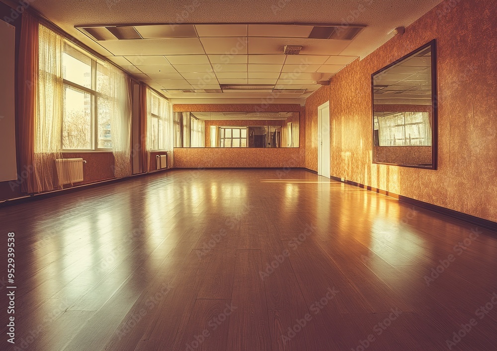 Spacious Dance Studio with Large Mirrors and Natural Light Spacious Dance Studio with Large Mirrors and Natural Light