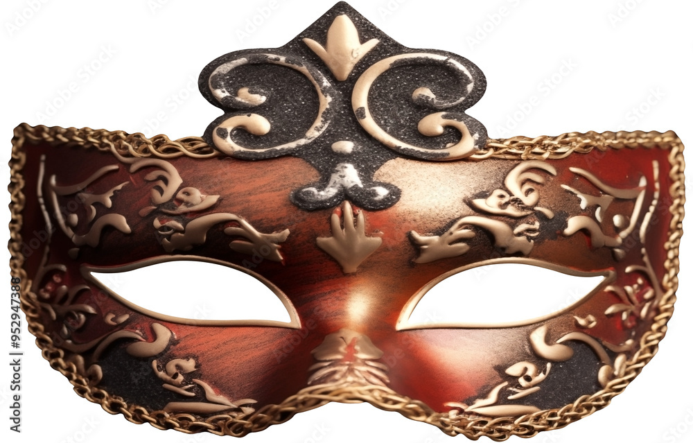 Front View To a Venetian carnival mask PNG isolated on white and transparent background - Masquerade Carnival costume Luxury Renaissance Face mask Front View To a Venetian carnival mask PNG isolated on white and transparent background - Masquerade Carnival costume Luxury Renaissance Face mask
