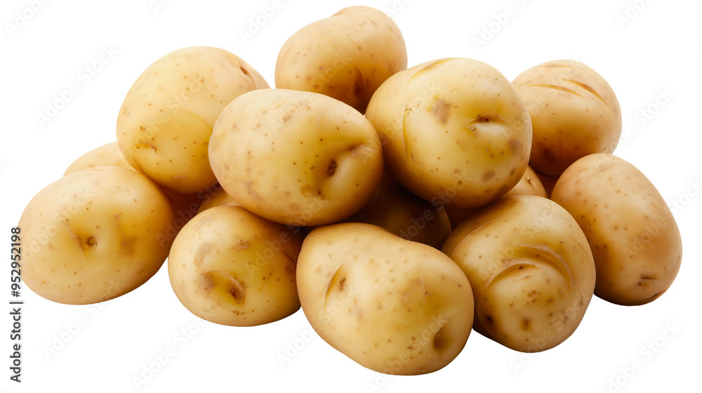 An isolated pile of organic potatoes food showcases the raw beauty of vegetable, a nutritious ingredient in healthy diet, perfect for cooking, farming, uncooked, agriculture An isolated pile of organic potatoes food showcases the raw beauty of vegetable, a nutritious ingredient in healthy diet, perfect for cooking, farming, uncooked, agriculture