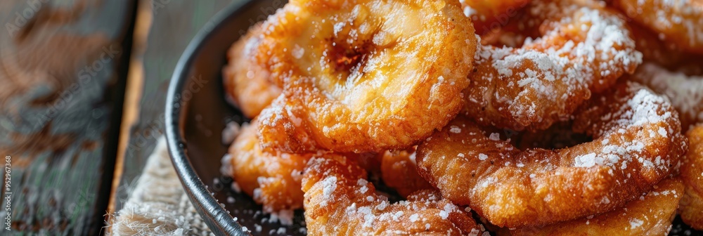 Crunchy Flour-Coated Fried Bananas
