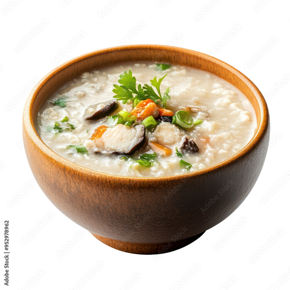 Century egg congee object isolated on transparent png. Century egg congee object isolated on transparent png.