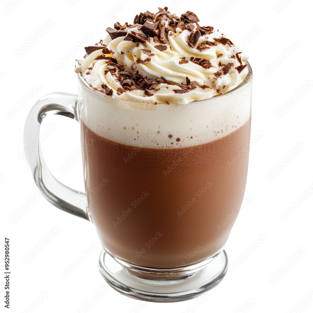 Cocoa drink object isolated on transparent png. Cocoa drink object isolated on transparent png.