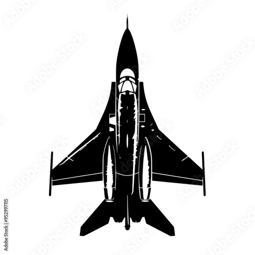 vector silhouette of a Aerospace Enginee